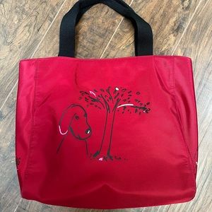 Vintage Kate Spade Maria Kalman dog tote